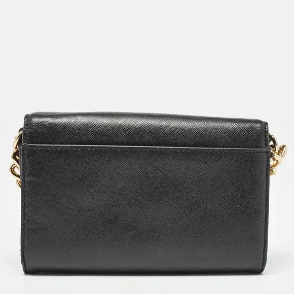 Michael Kors Black Leather Crossbody Bag - Picture 3 of 7